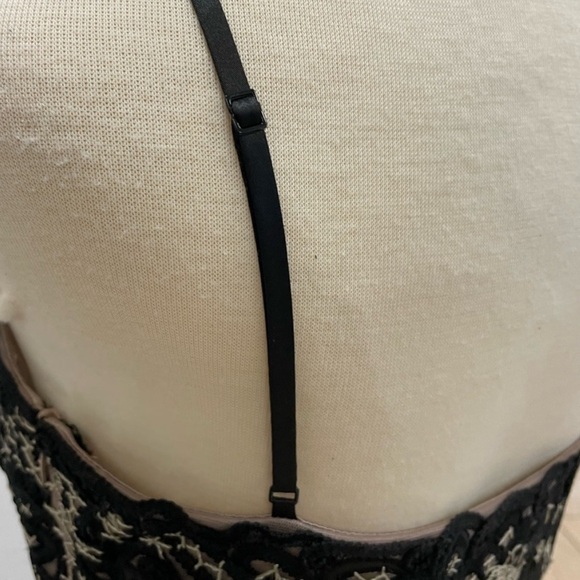 NWT Sue Wong Black and Taupe Embroidered Dress - Picture 4 of 8